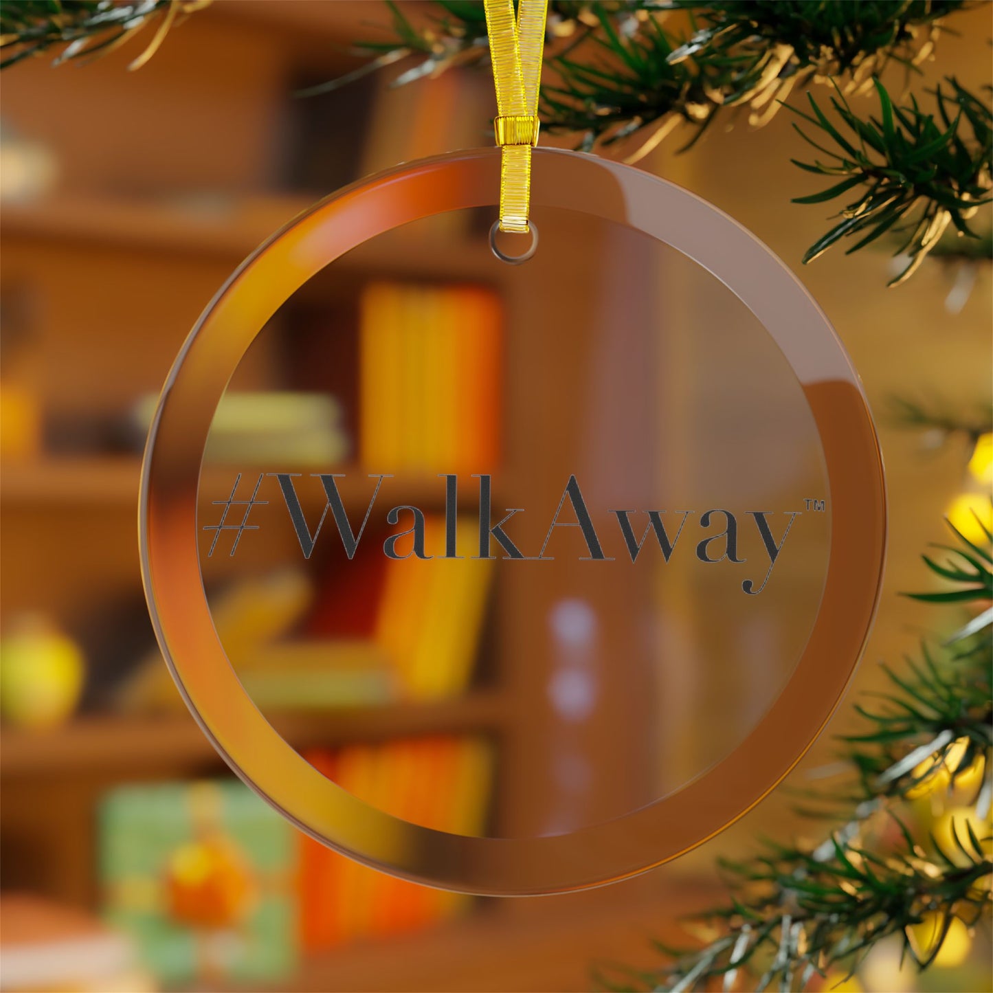 Inspirational Glass Ornaments - #WalkAway Holiday Decor