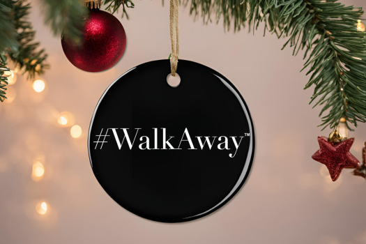 Classic #WalkAway Ceramic Ornament