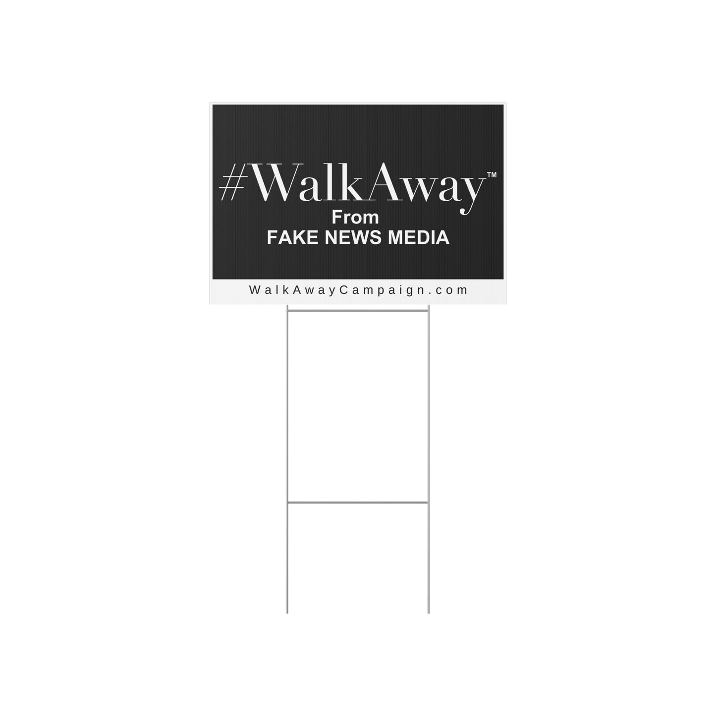 WalkAway from Fake News Media Lawn Sign