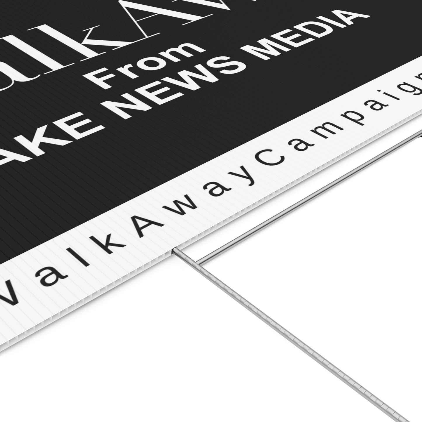 WalkAway from Fake News Media Lawn Sign