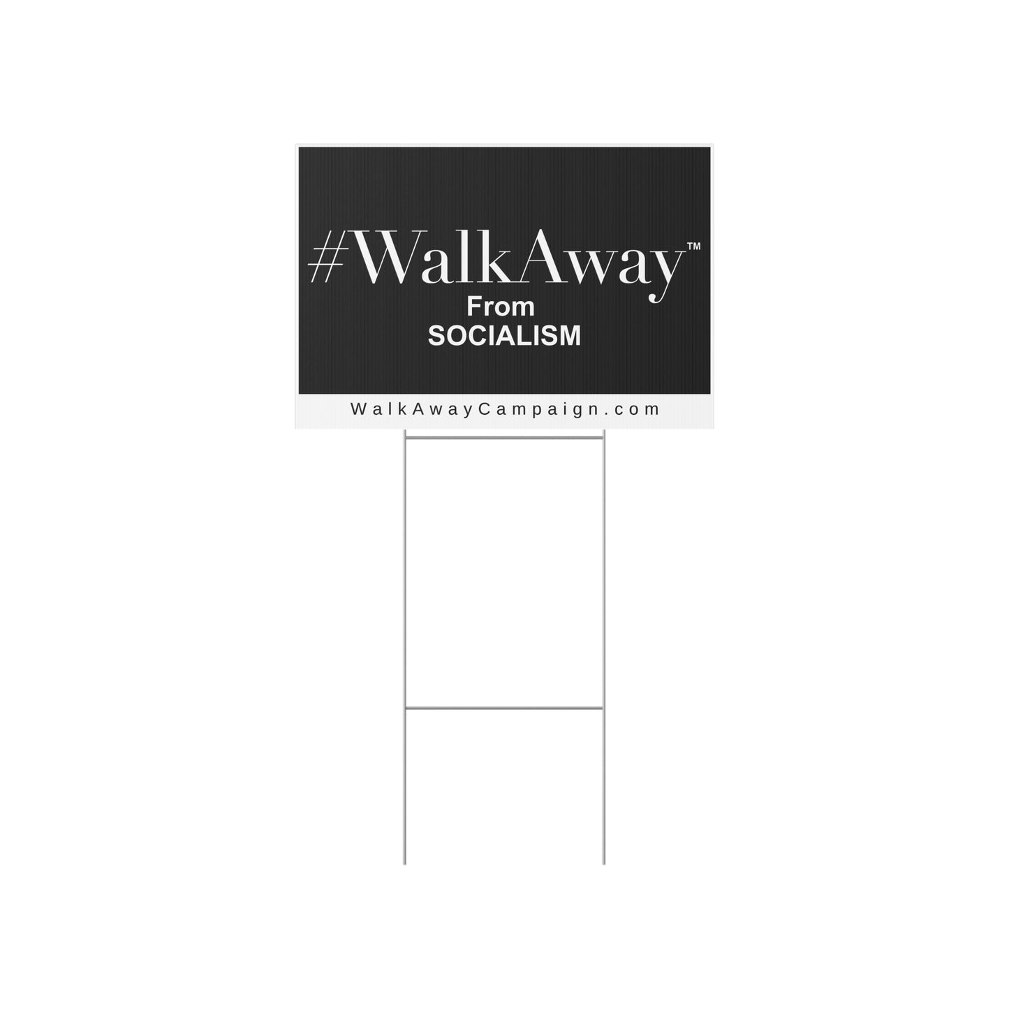 WalkAway from Socialism Lawn Sign