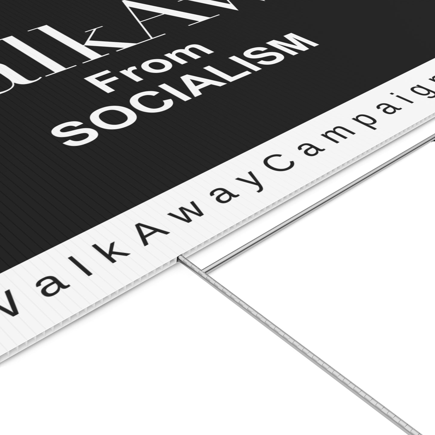 WalkAway from Socialism Lawn Sign