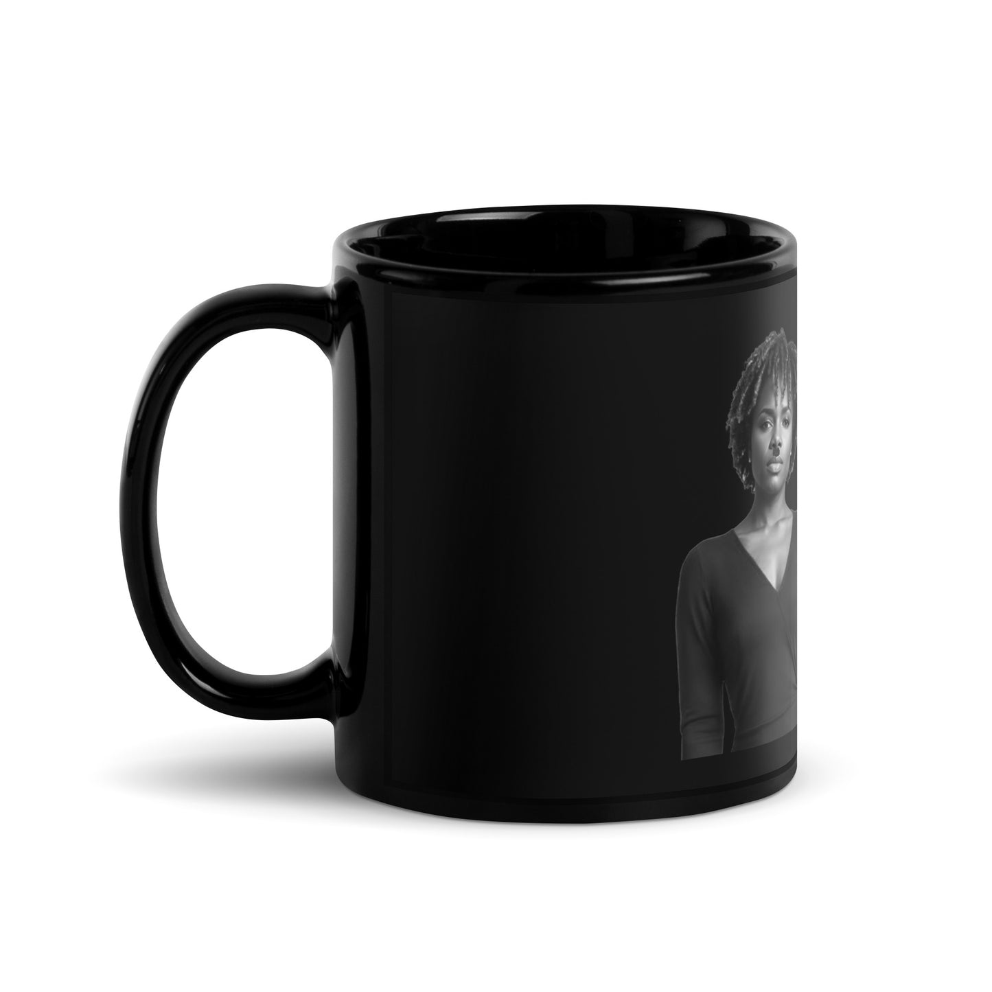 Got Misinformation Black Glossy Mug