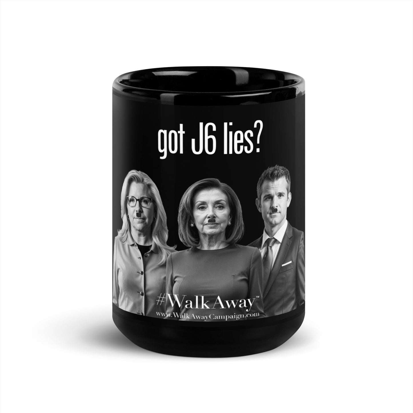 Got J6 Lies Black Glossy Mug