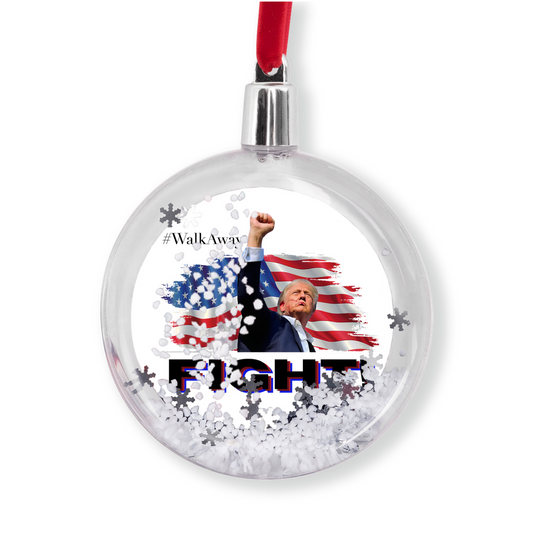 Fight! Snow Globe Ornament