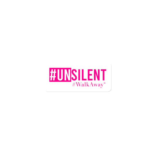 Pink Unsilent Magnet (White Background)