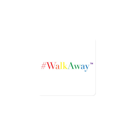 Rainbow WalkAway Magnet (White Background)