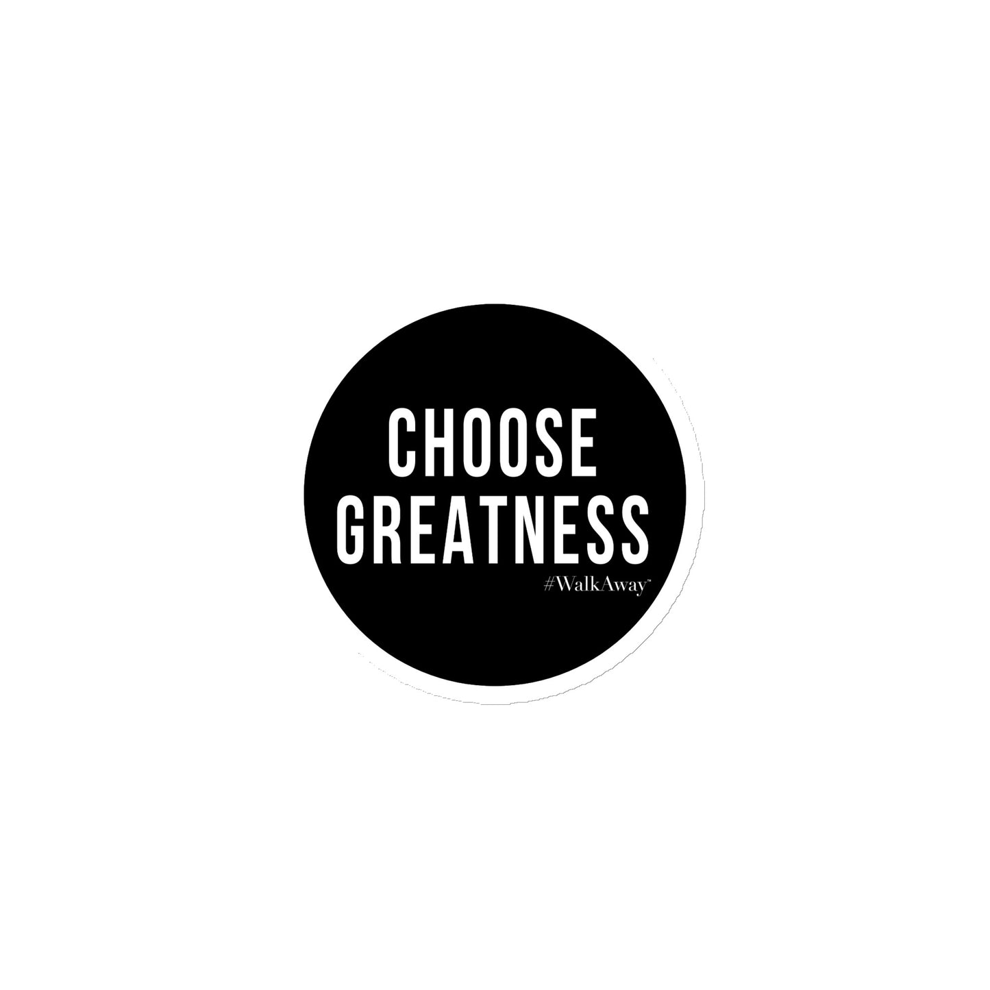 Choose Greatness Magnet (Black Background)