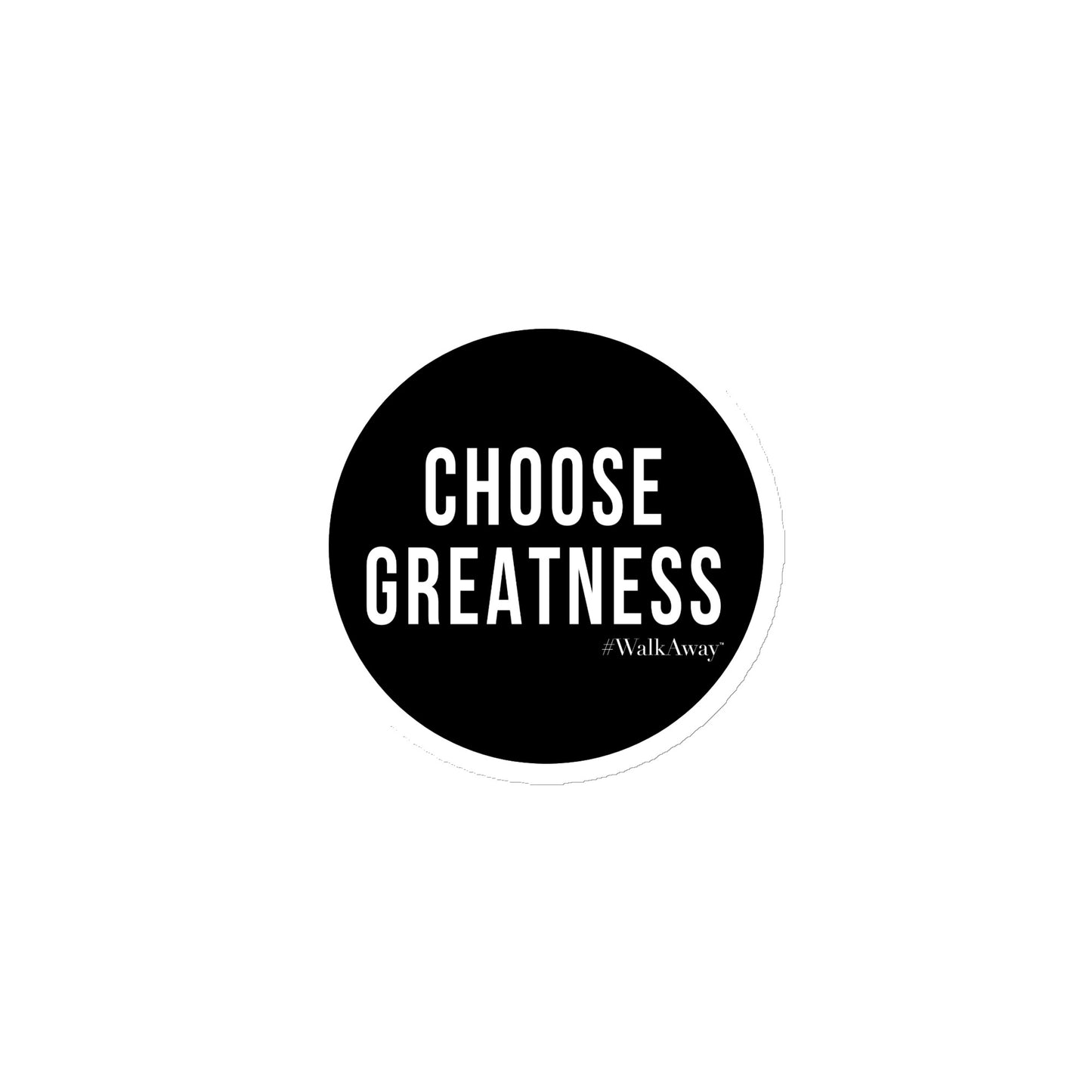 Choose Greatness Magnet (Black Background)