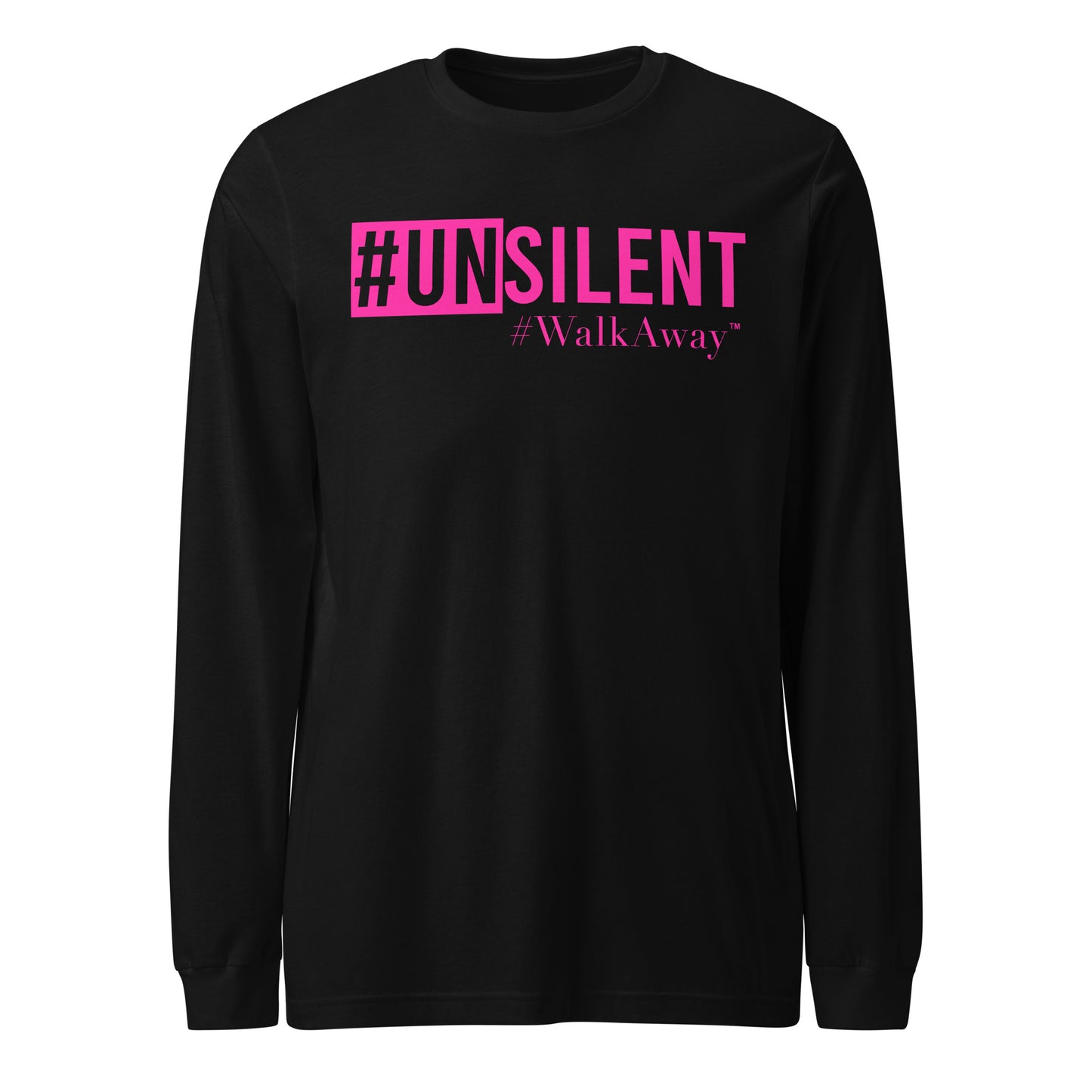 Neon Pink Unsilent Long Sleeve Tee