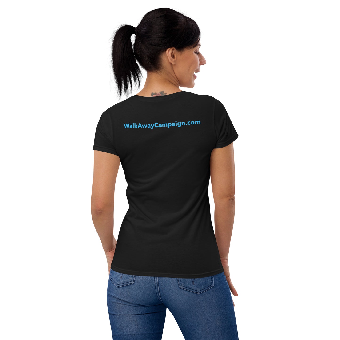 Women's Neon Blue Unsilent Tee