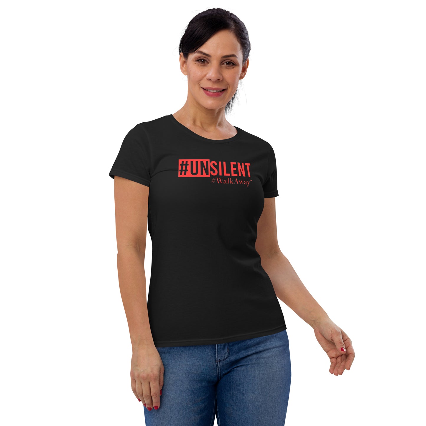 Women's Red Unsilent Tee