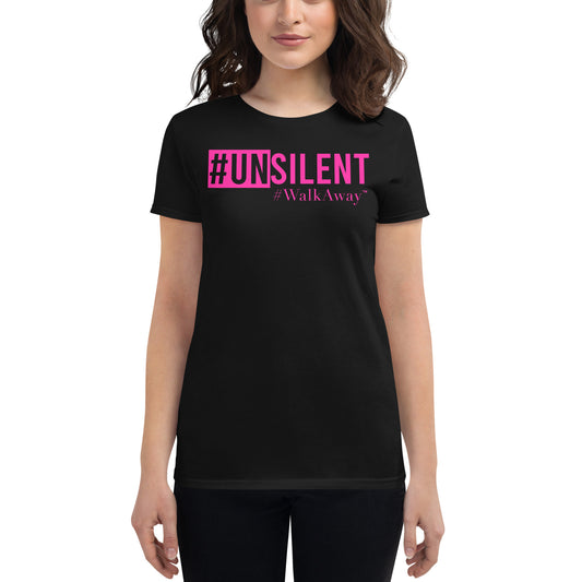 Women's Neon Pink Unsilent Tee