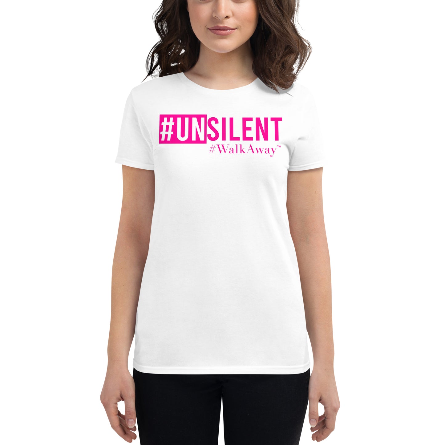 Women's Neon Pink Unsilent Tee