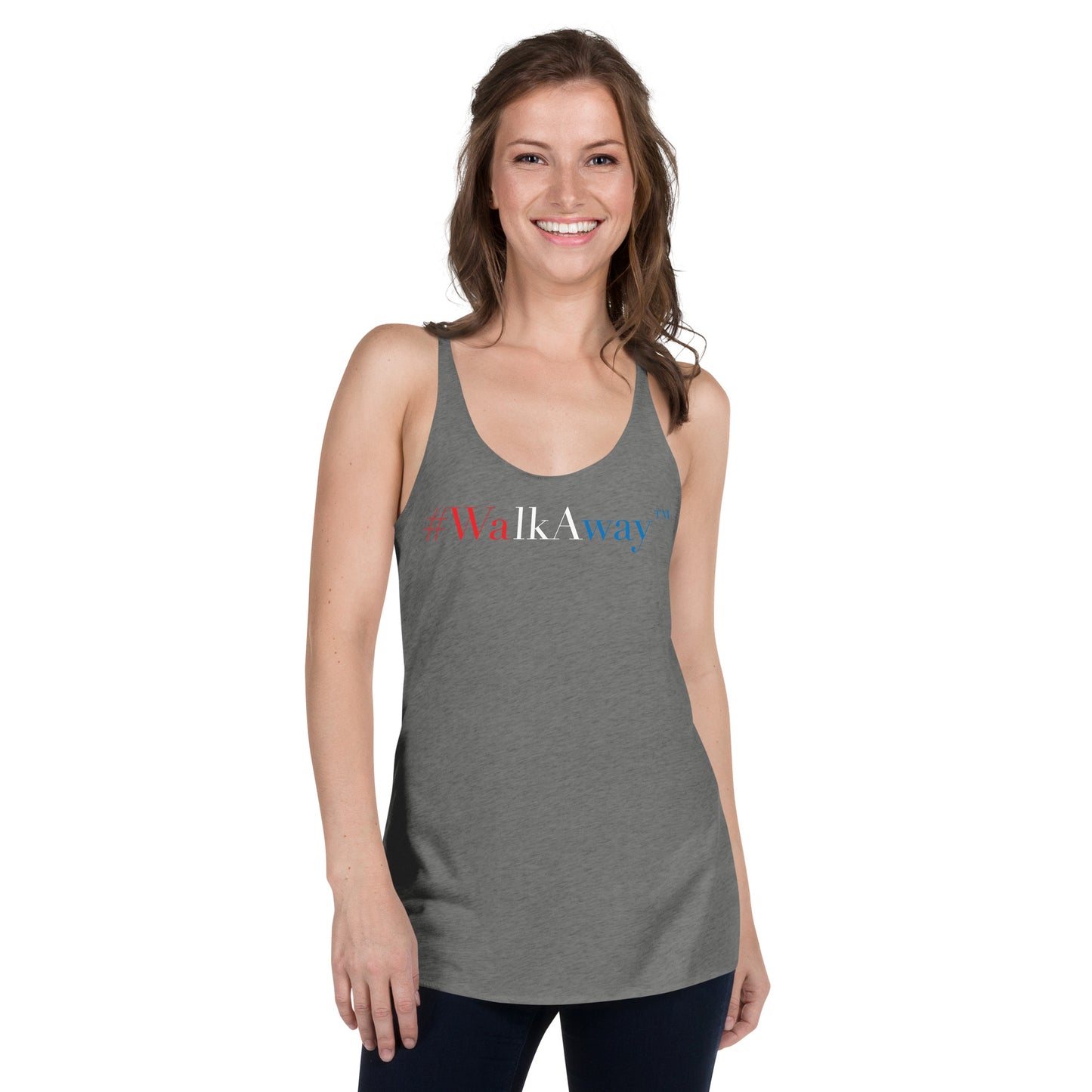 Women's Red, White & Blue Racerback Tank