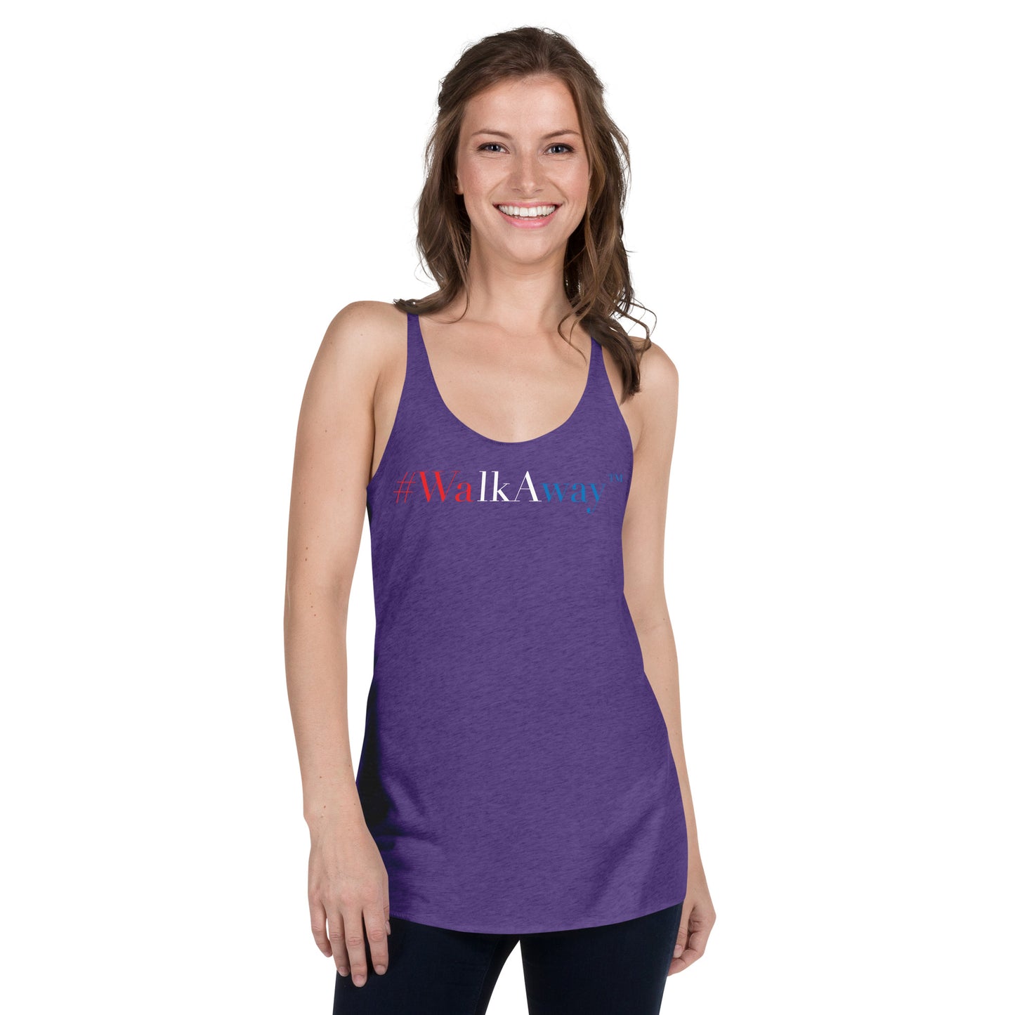 Women's Red, White & Blue Racerback Tank